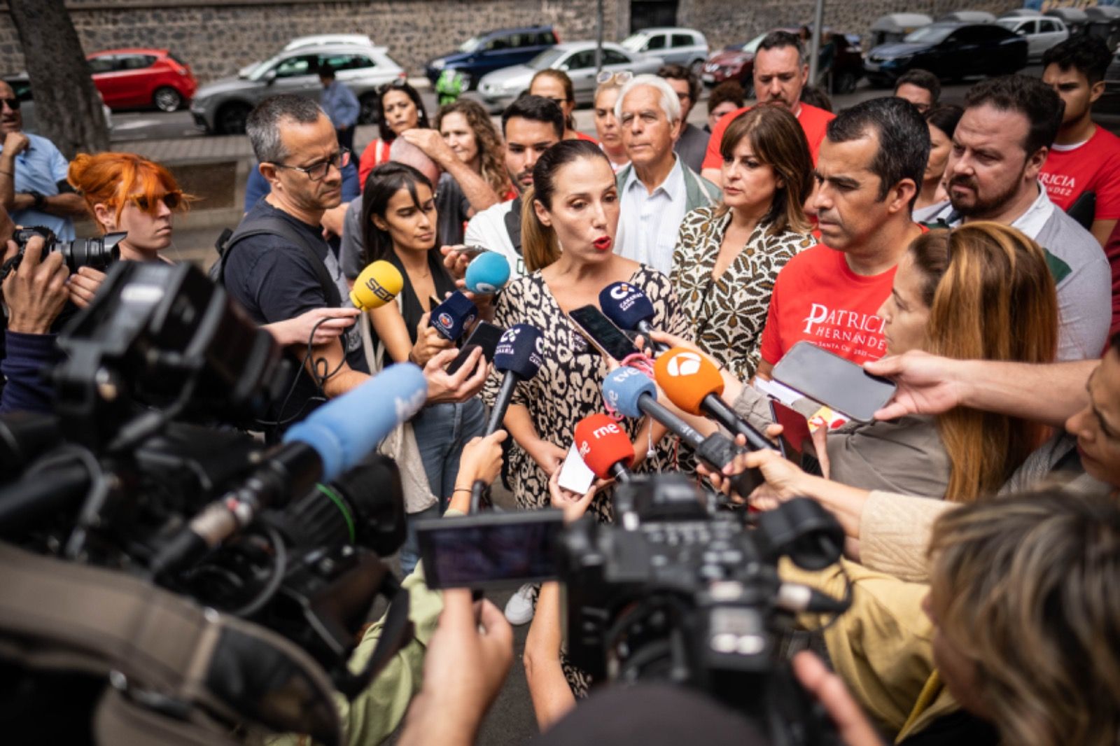 Patricia Hernández comparece acerca de la detención de su número dos, José Ángel Martín.