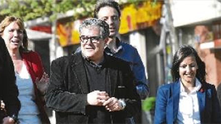 D&#039;esquerra a dreta, Abraham Beas, Xavier Vera, Mercè Cardona, Felip González, Anjo Valentí, Ruth Guerrero i Joaquim Garcia