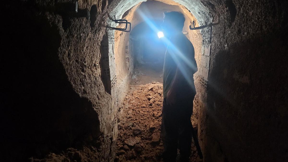 Una imagen del refugio que ha salido a la luz