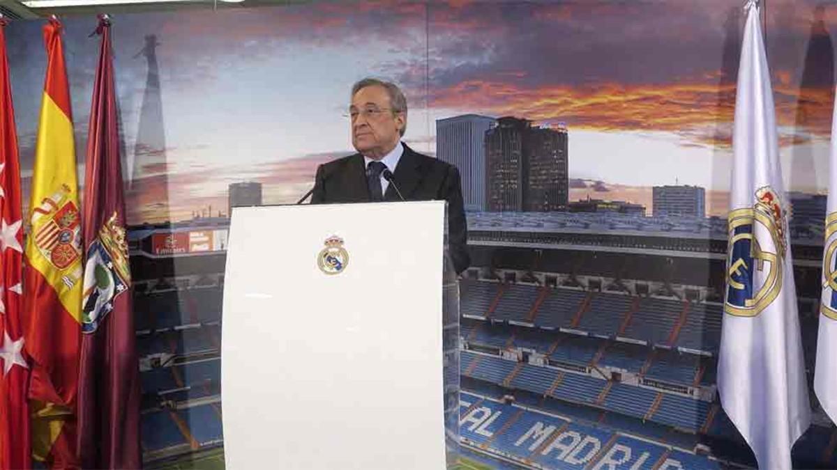 Florentino Pérez, presidente del Real Madrid