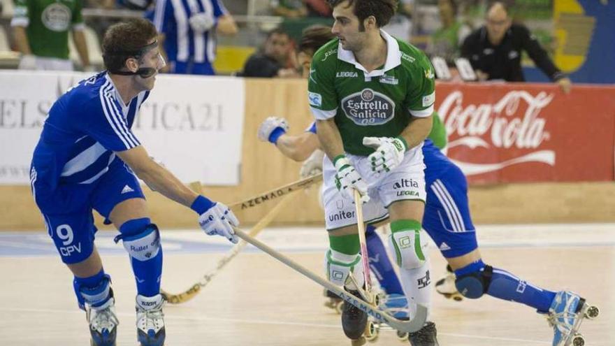 Josep Lamas, en un partido de la temporada pasada entre Liceo y Voltregá.