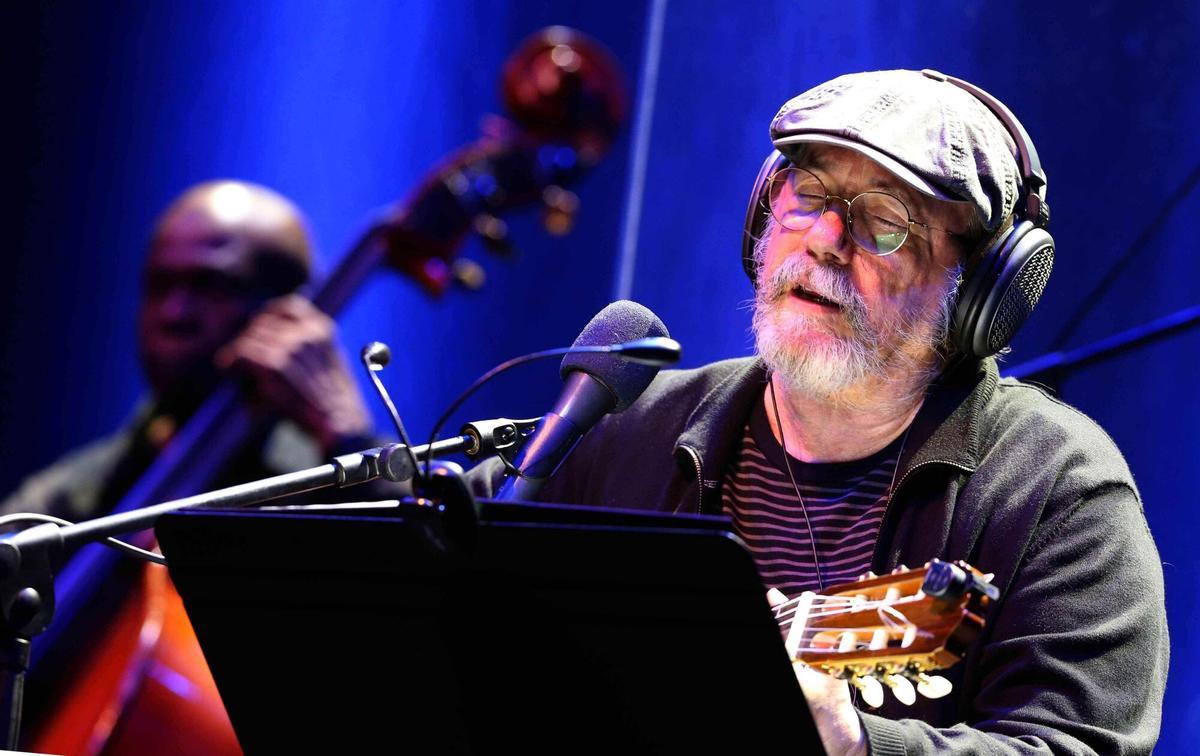 El cantautor cubano Silvio Rodríguez, durante un concierto en España en 2019.