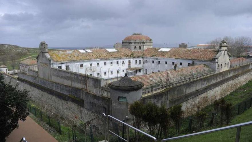 Vista parcial de la parte trasera de la antigua cárcel provincial.