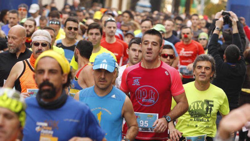 Imagen de archivo de una carrera popular.