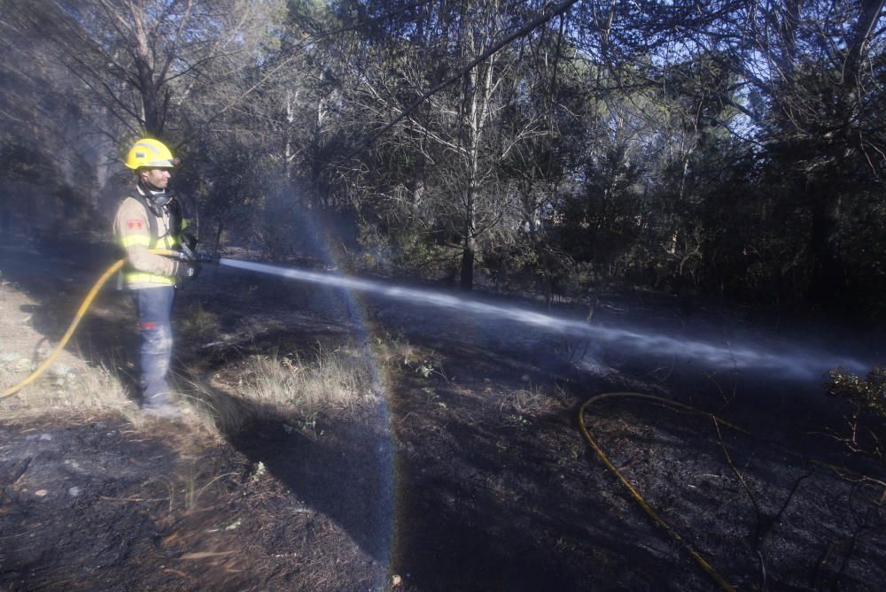 Extinció de l''incendi de Vilopriu 04/07/18