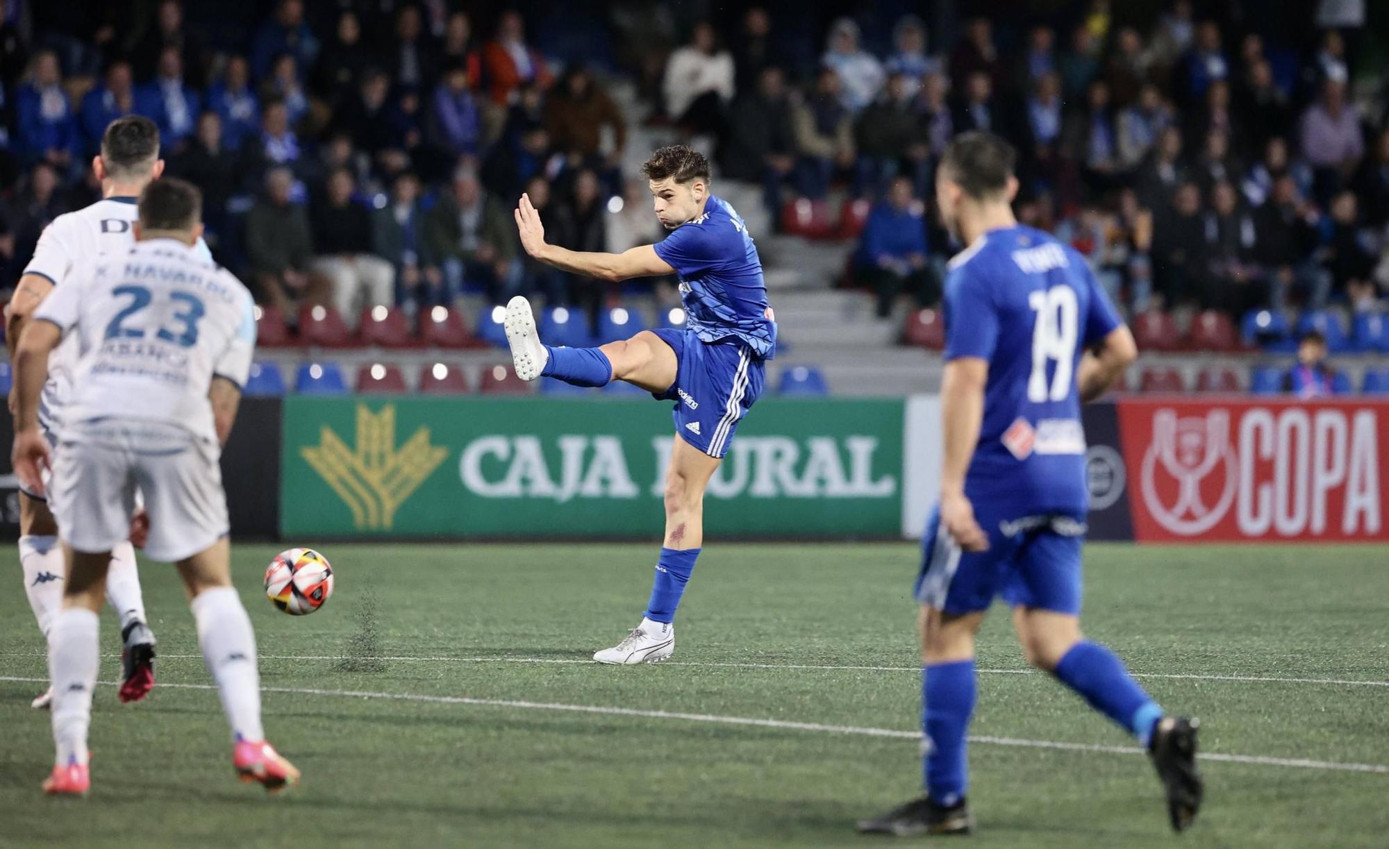 Así fue el partido entre el Covadonga y el Deportivo de La Coruña