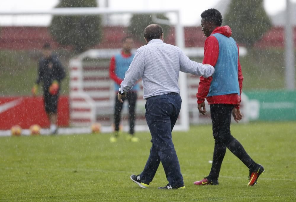 Entrenamiento del Sporting