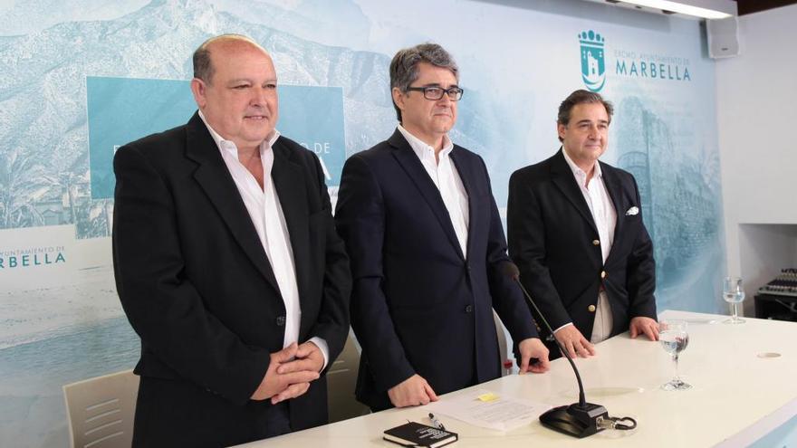 Miguel Luna, Javier Porcuna y Alejandro Zaia.