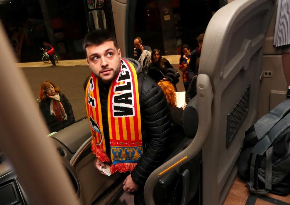 La afición, de camino a Italia para ver al VCF