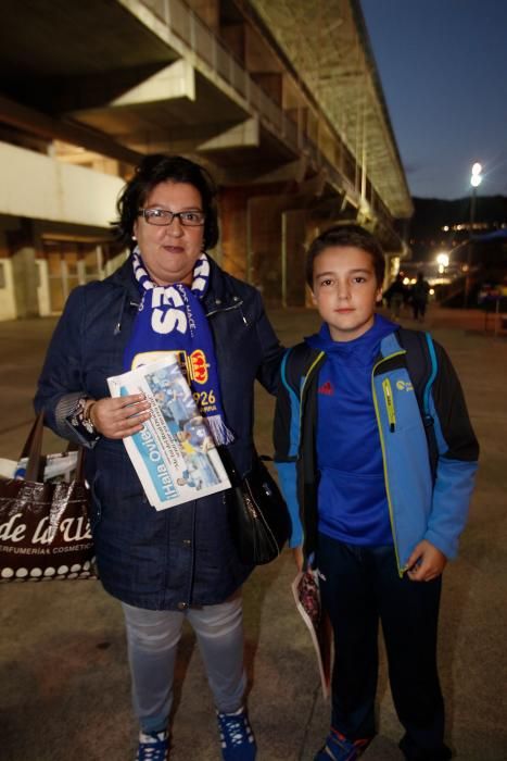 La afición azul no falta a su cita en el Tartiere: Oviedo - Tenerife