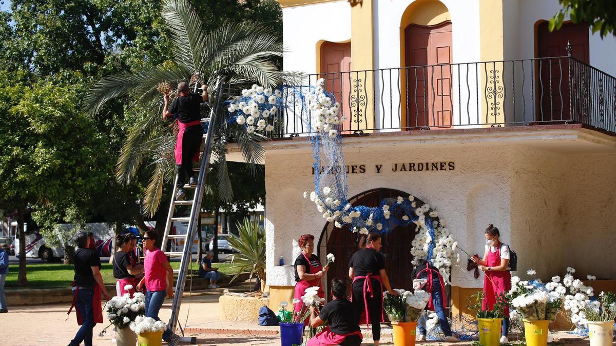 Participantes en la Guerrilla Floral de Flora.