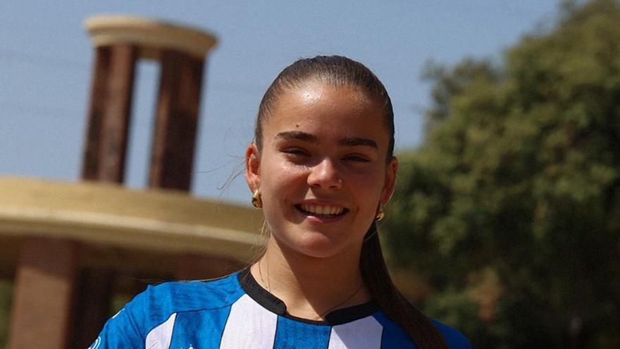 Natalia Escot ha sido la máxima goleadora del Barça B en Primera RFEF