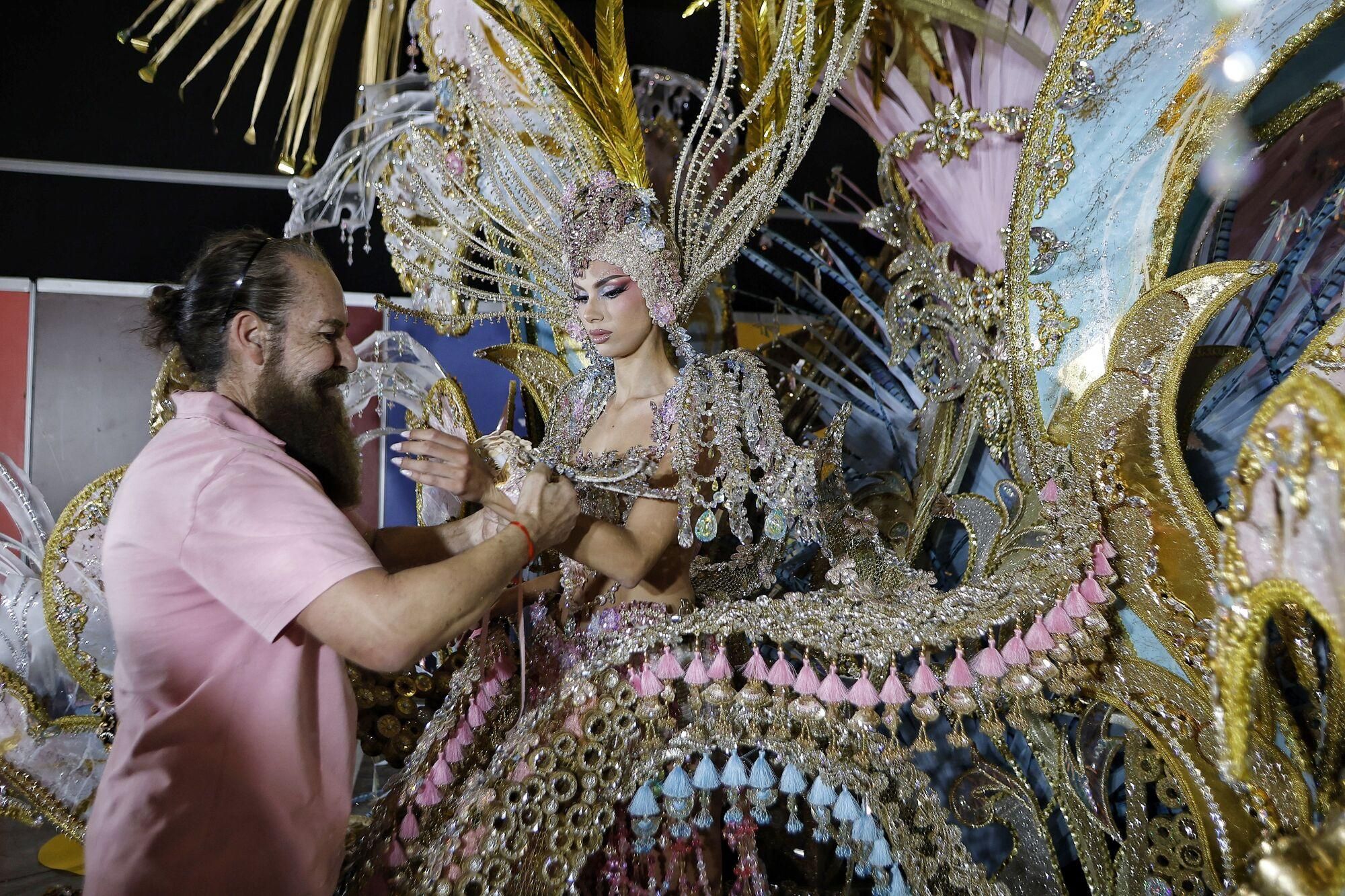 Backstage de la Gala de la Reina de Santa Cruz de Tenerife