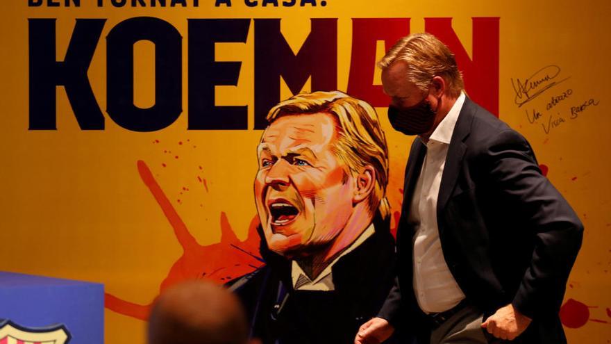 Presentación de Ronald Koeman como técnico del Barcelona