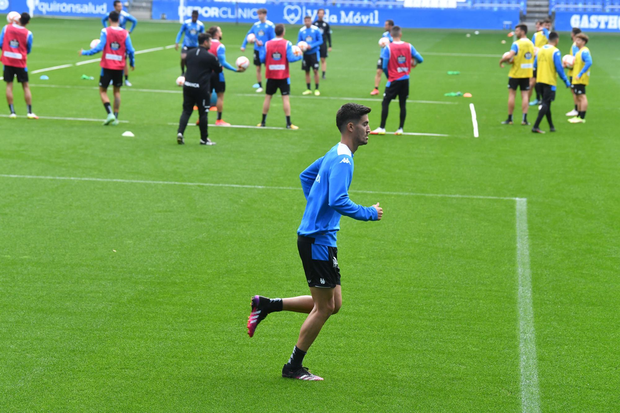 El Dépor prepara en Riazor el partido contra el Zamora