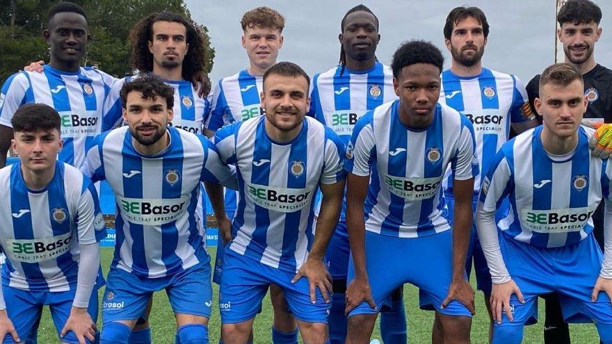 Once titular del CF Gandia en el partido del domingo