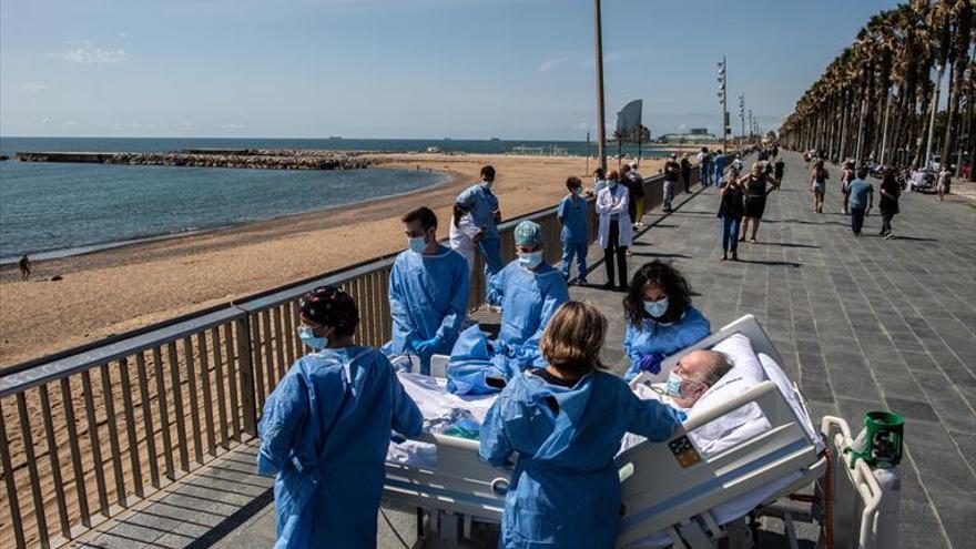 Saludo al mar tras pasar 50 días en la uci