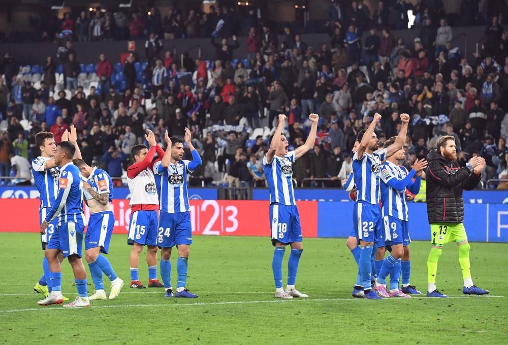 Penalti, el gol y la celebración del Dépor