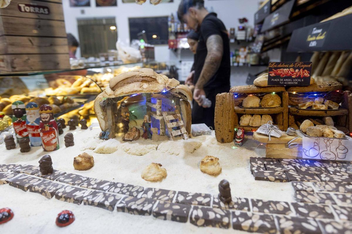 Escaparates navideños en la Zona Norte de Alicante