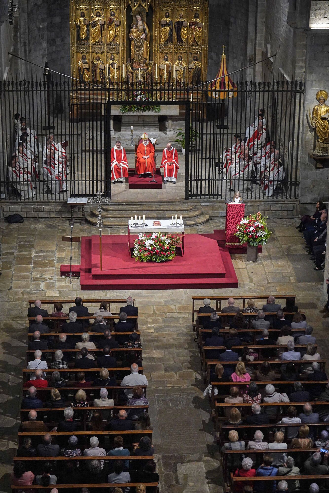 Girona Basílica de Sant Feliu missa de Sant Narcís El Bisbe de Girona evoca Sant Narcís per combatre "la guerra, la fam i la manca d'una vida digna"