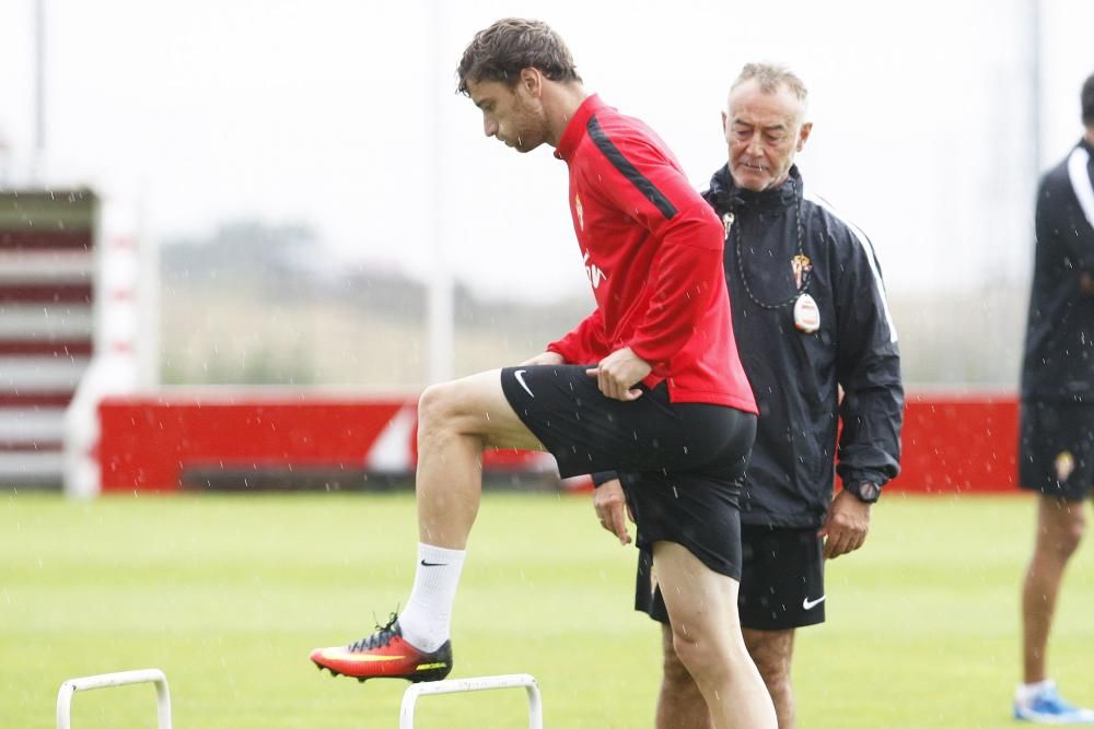 Entrenamiento del Sporting