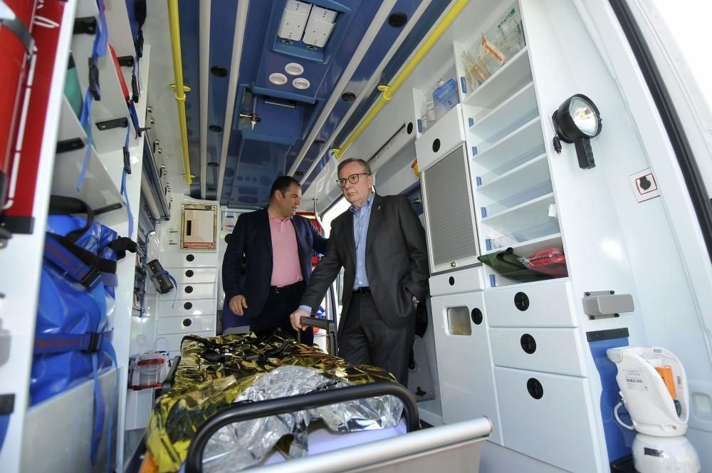 Asturias estrena nueva flota de ambulancias