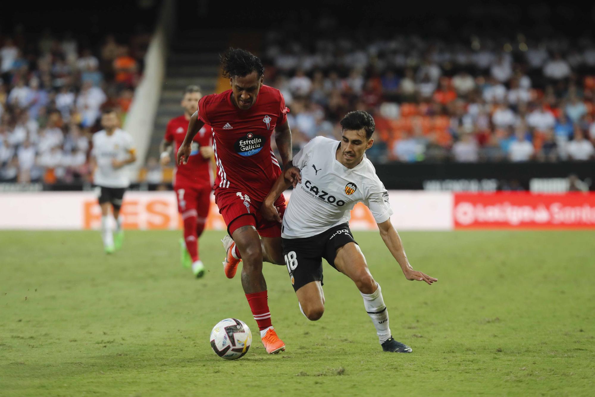 El Valencia - Celta en imágenes