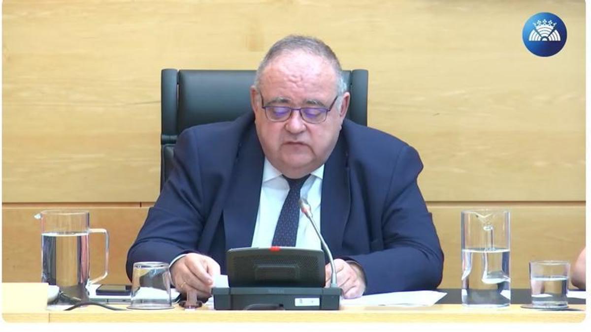 El consejero de Sanidad y Bienestar Social, Alejando Vázquez Ramos, presenta el programa de actuaciones que desarrollará por su departamento en la XII legislatura.