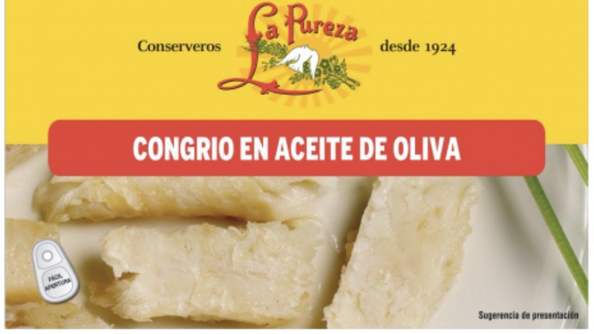 El congrio en aceite de La Pureza.