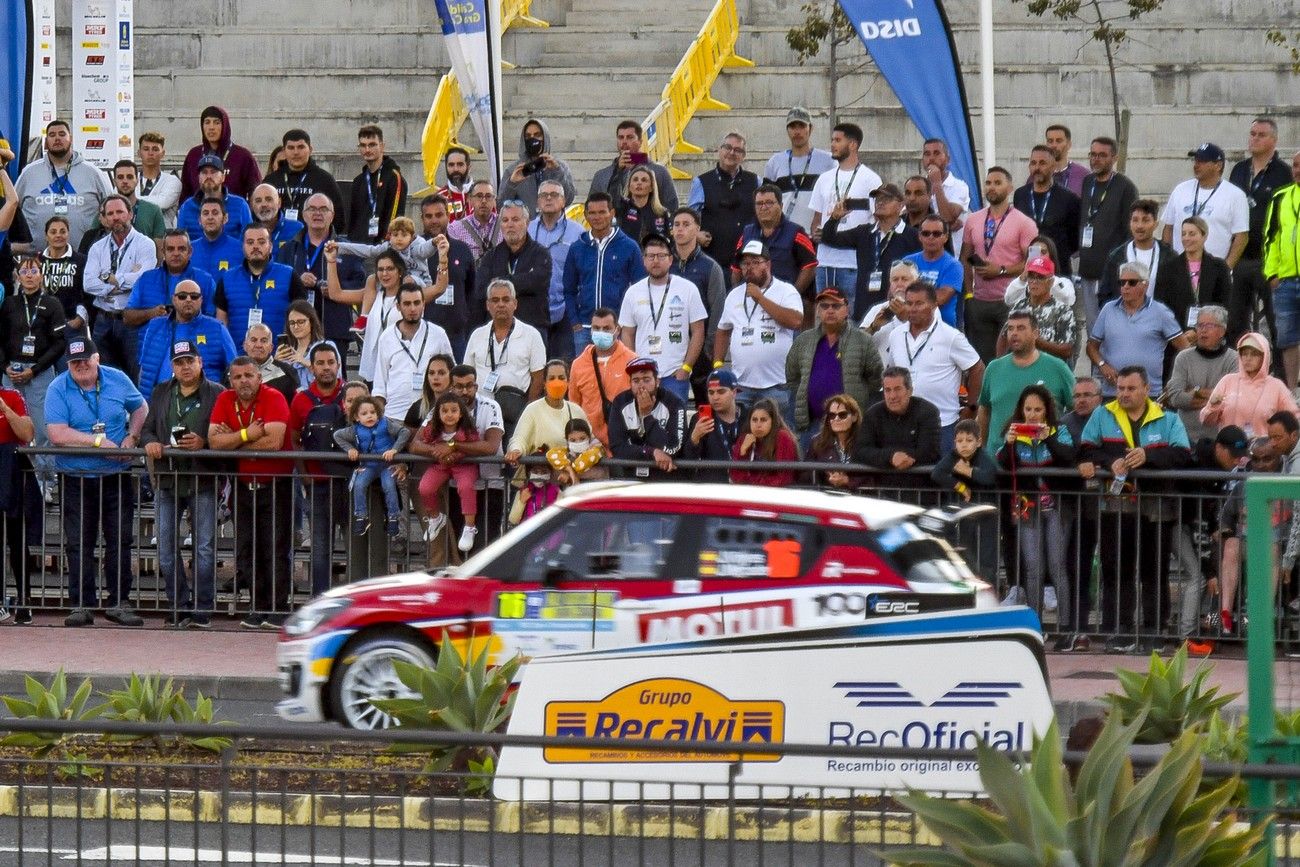 Tramo espectáculo del Rally Islas Canarias