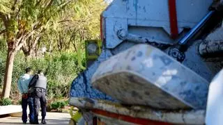 Un operativo policial desaloja los asentamientos de personas sin hogar del Parc Central