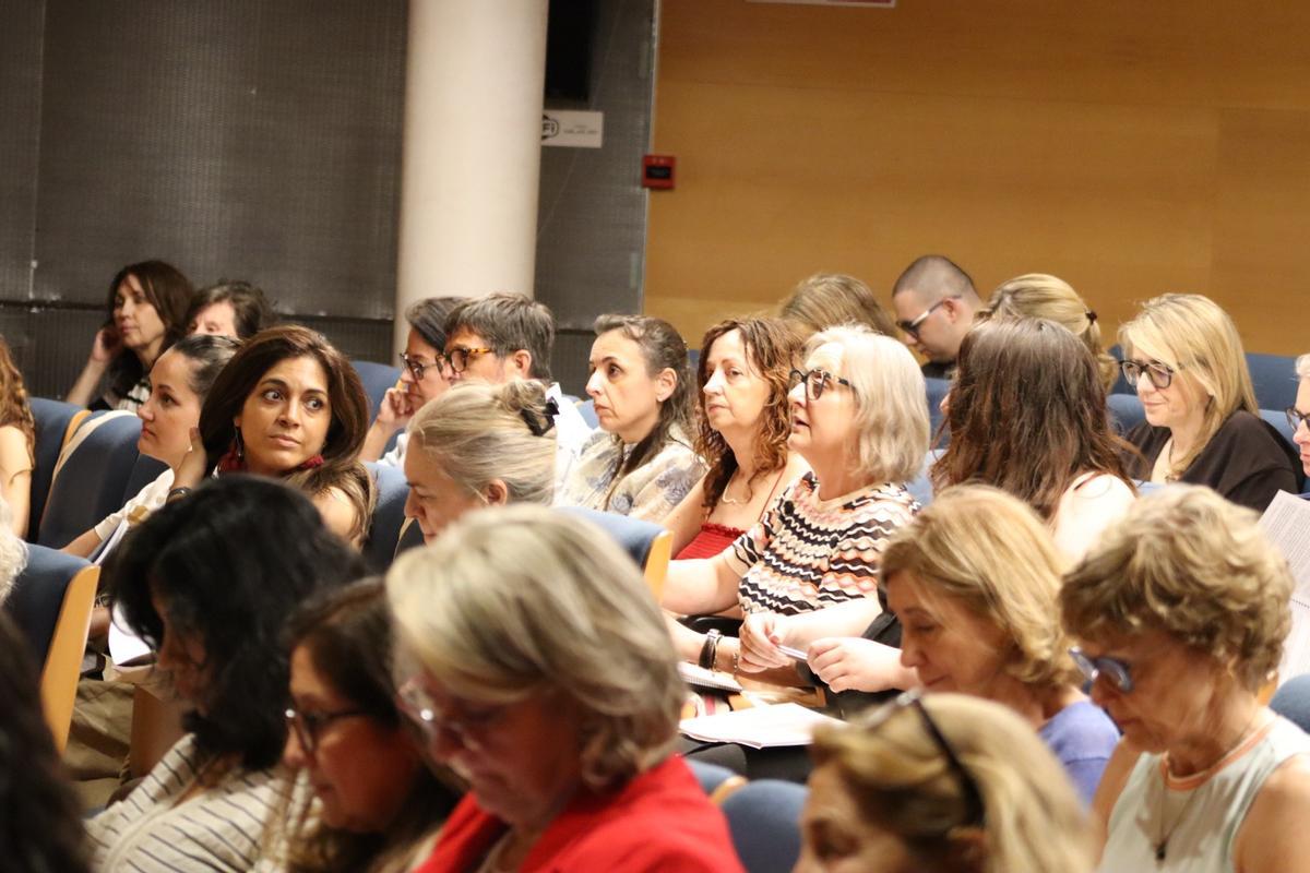 Parte del público que asistió ayer presencialmente a las jornadas de derecho de familia en Palma.