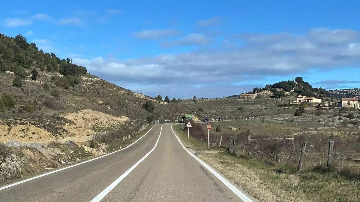 Accesos de la N-232 sin señalización de las obras.