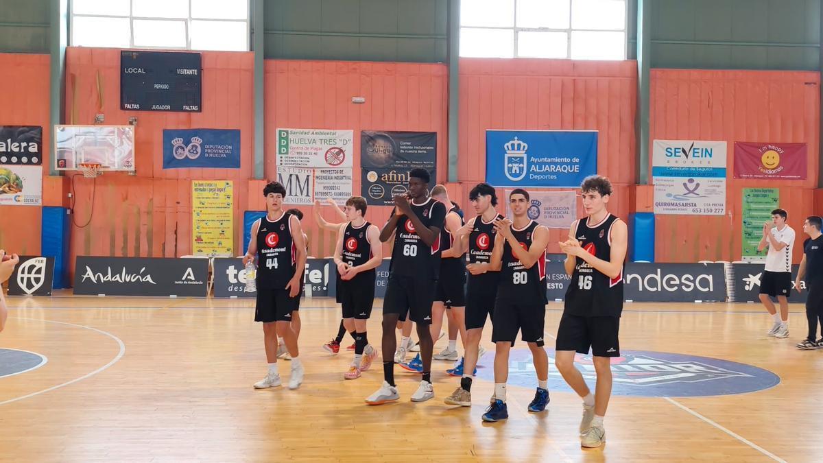 Los jugadores del Casademont, celebrando el pase a los cuartos