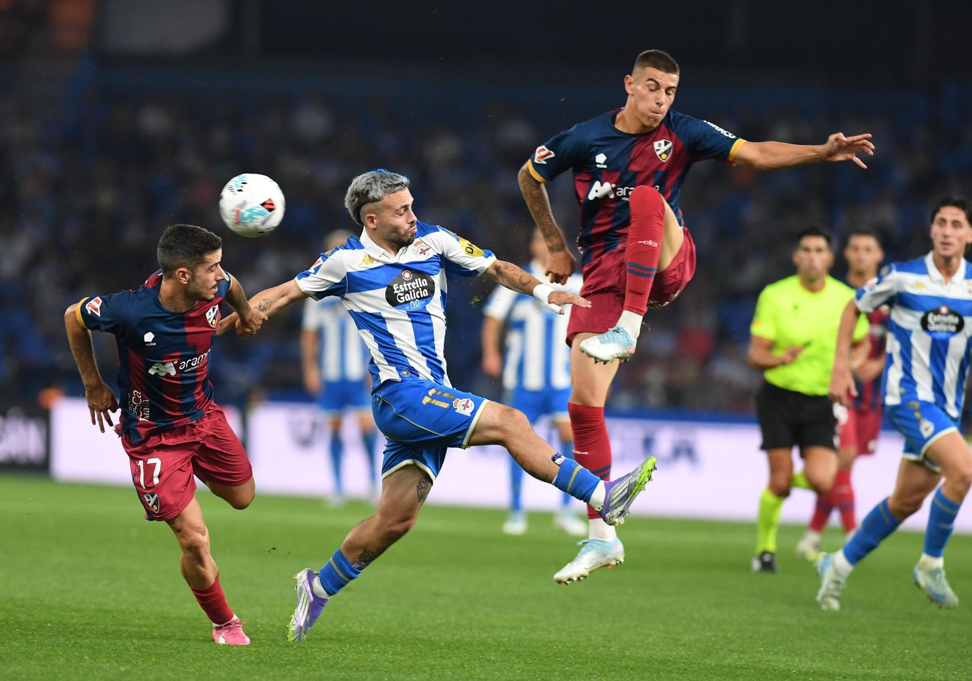 Las mejores imágenes del Deportivo - Huesca