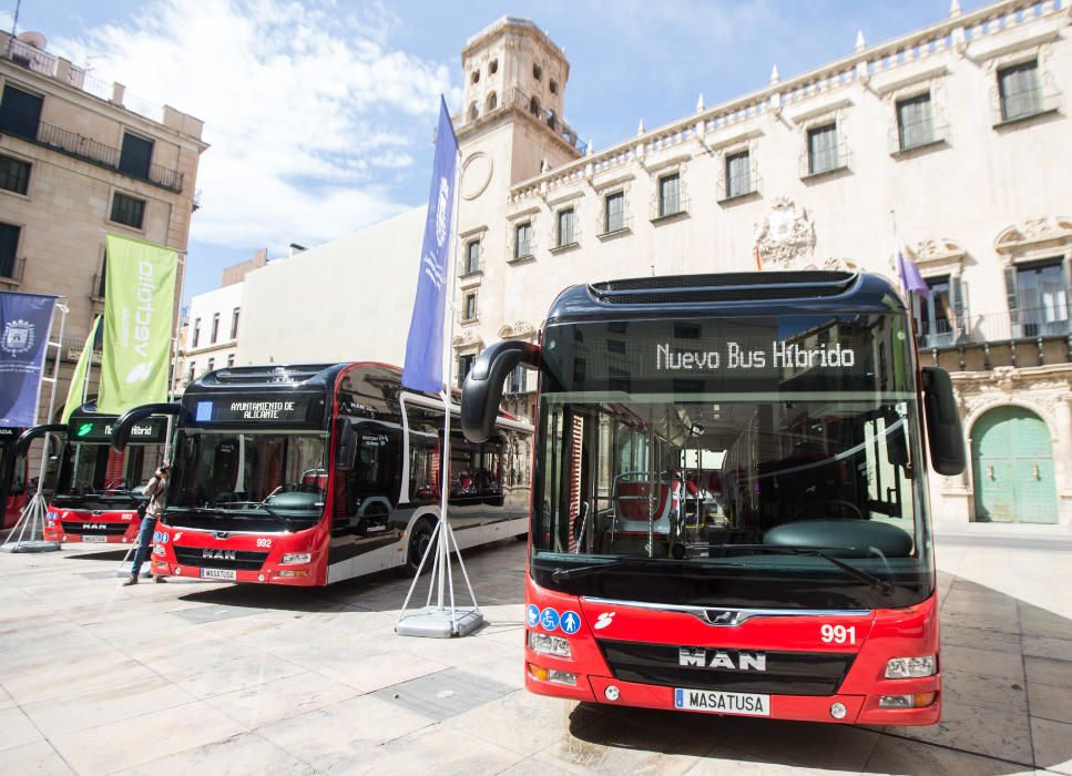 Autobuses híbridos en Alicante