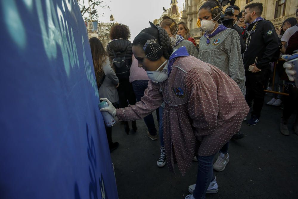 Proceso creativo de la falla municipal