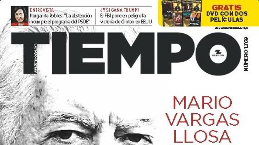 Vargas Llosa se sincera en la revista TIEMPO