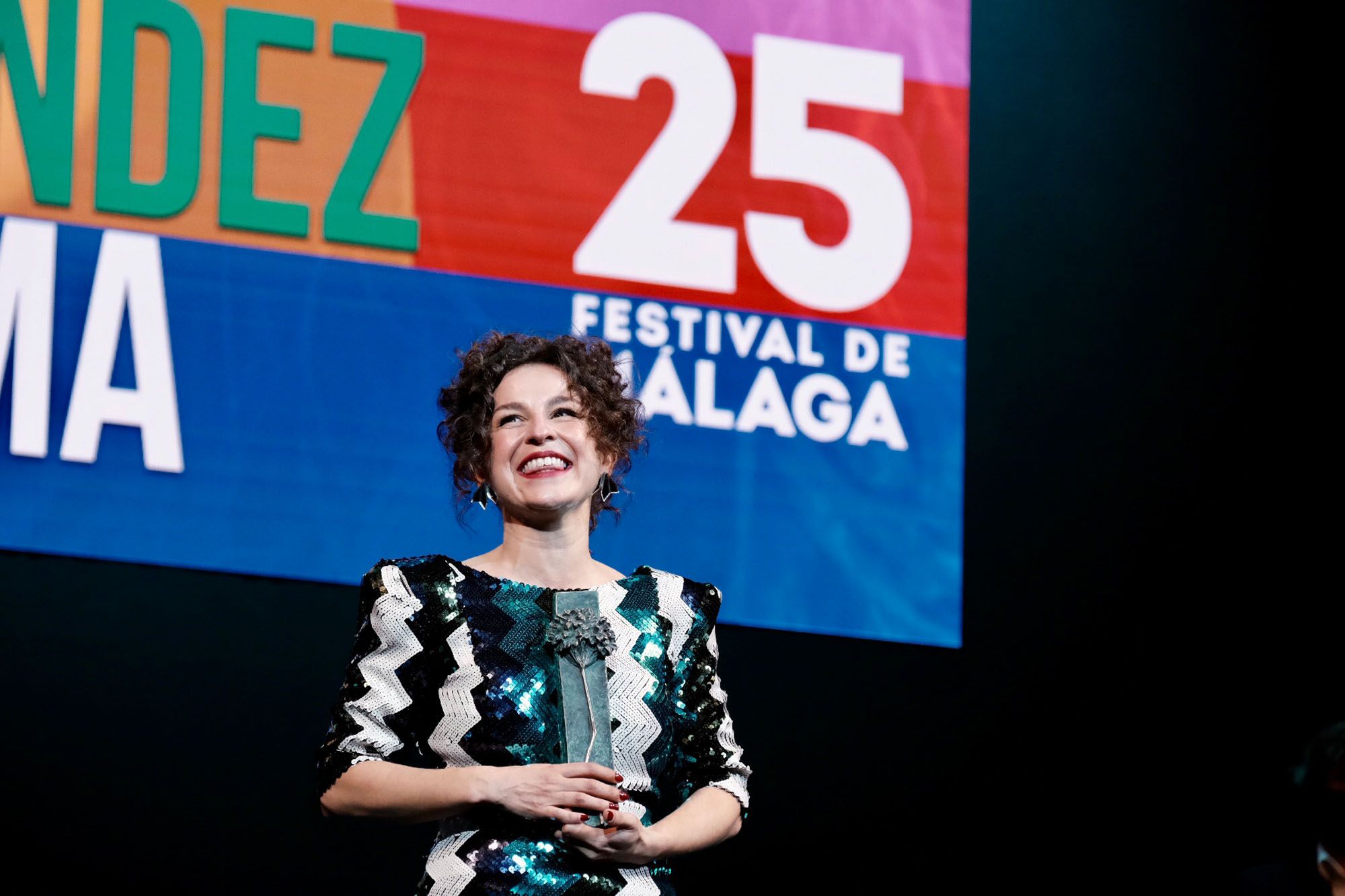 Las imágenes de la gala de los premios Málaga Cinema del Festival