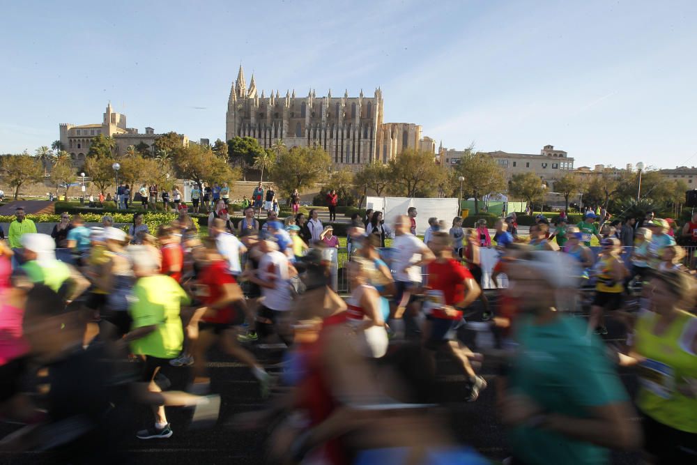 Unos 10.000 participantes en la Palma Marathon