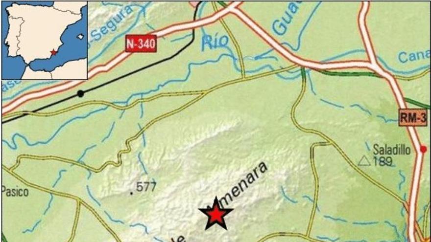 Dos terremotos de 2,6 y 2 grados se dejan sentir en Mazarrón, Lorca y Totana