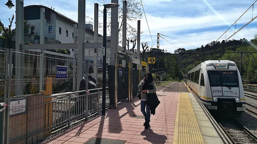 Avanza la obra de la pasarela que mejorará la seguridad de la estación de tren polesa