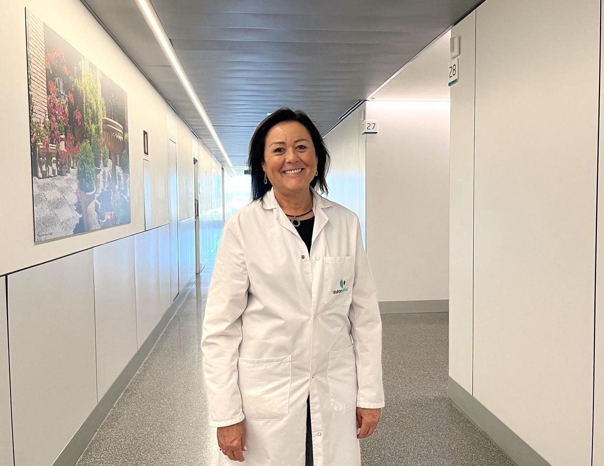 la doctora María Jesús Rubio, jefa del servicio de Oncología Médica del Hospital Quirónsalud Córdoba.