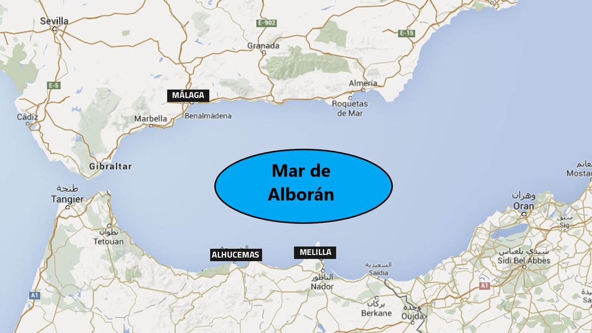 La nueva falla descubierta se localiza en el mar de Alborán