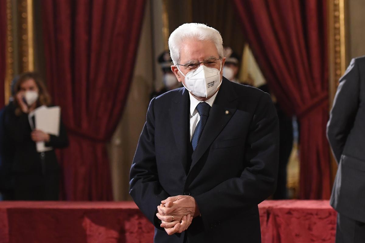 El presidente de Italia, Sergio Mattarella.