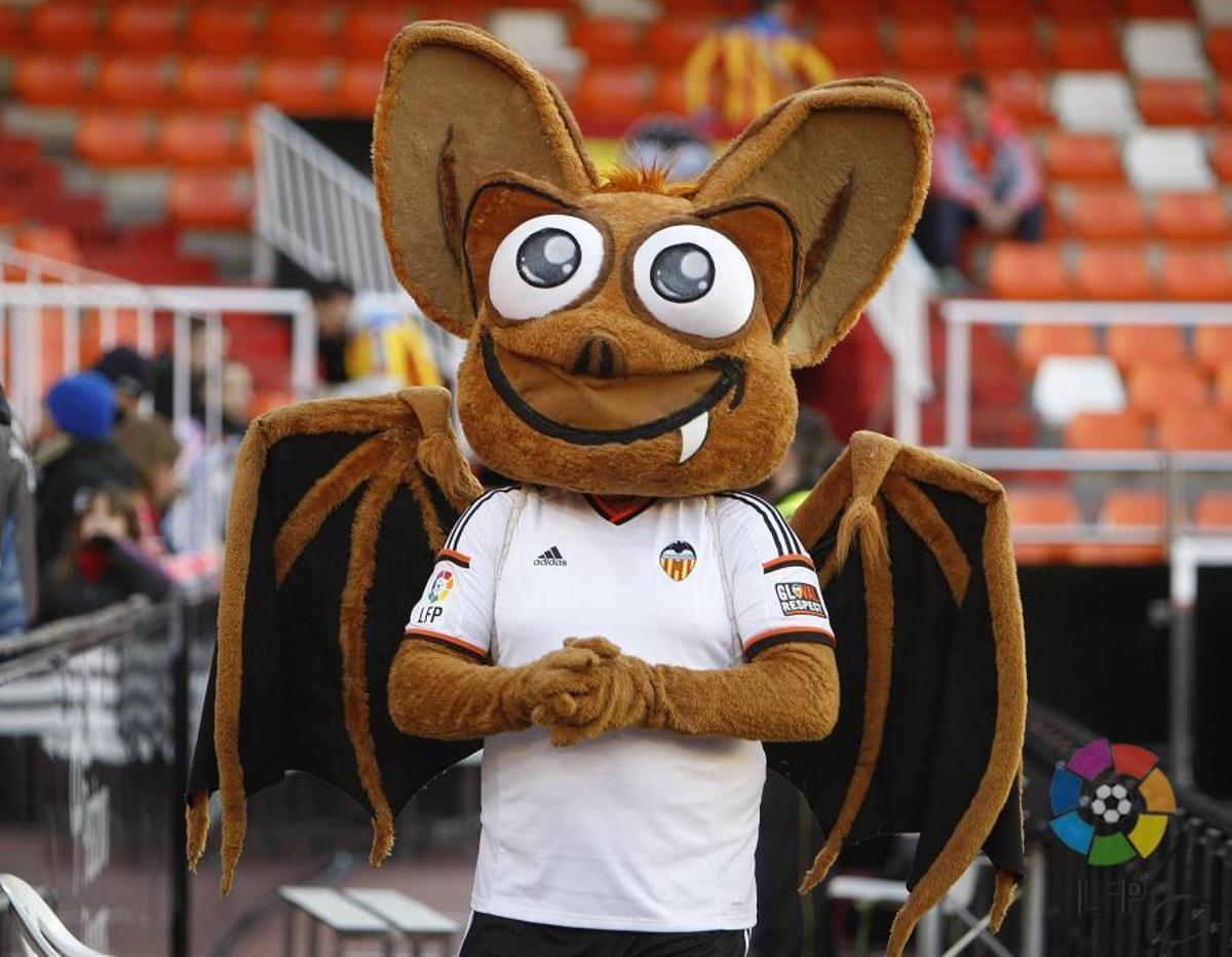 Amunt, la mítica mascota del Valencia
