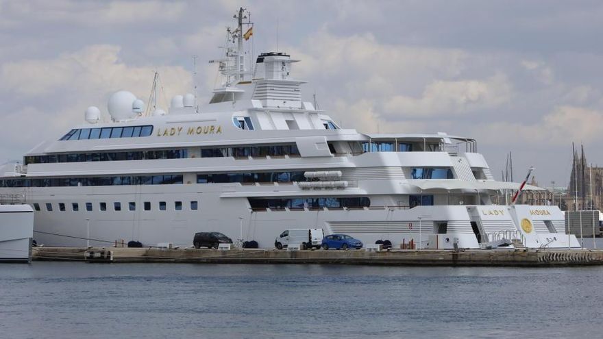 200-Millionen-Yacht &quot;Lady Moura&quot; ist zurück in Palmas Club de Mar