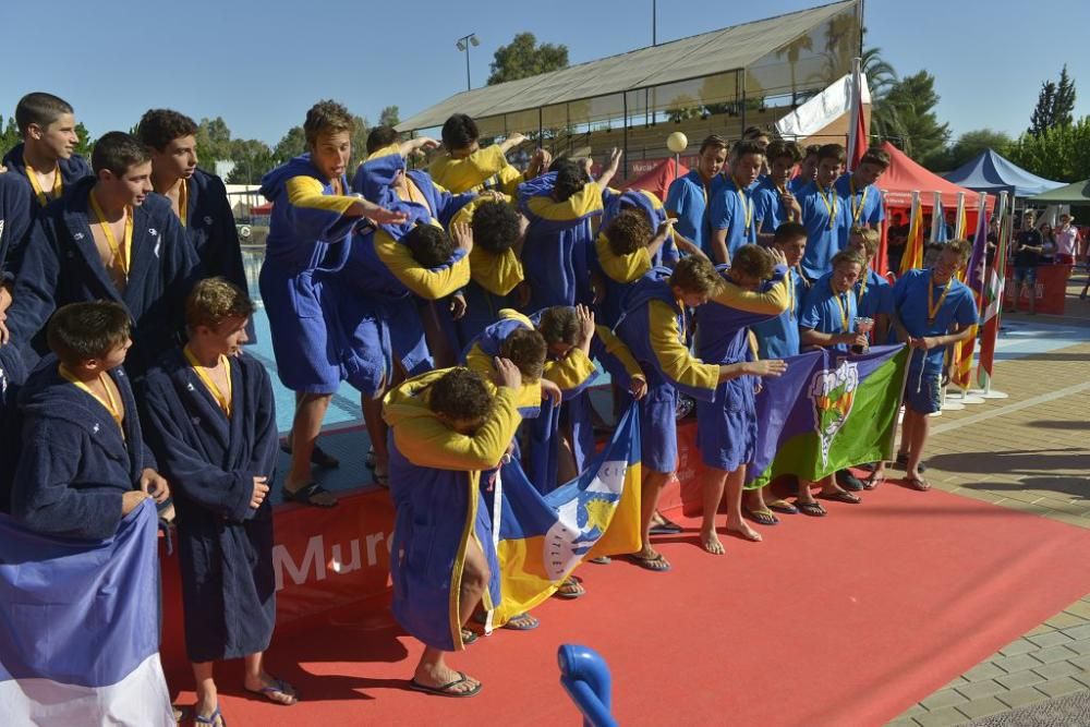 Campeonato de España Cadete de waterpolo en Murcia Parque: Barcelona-Barceloneta