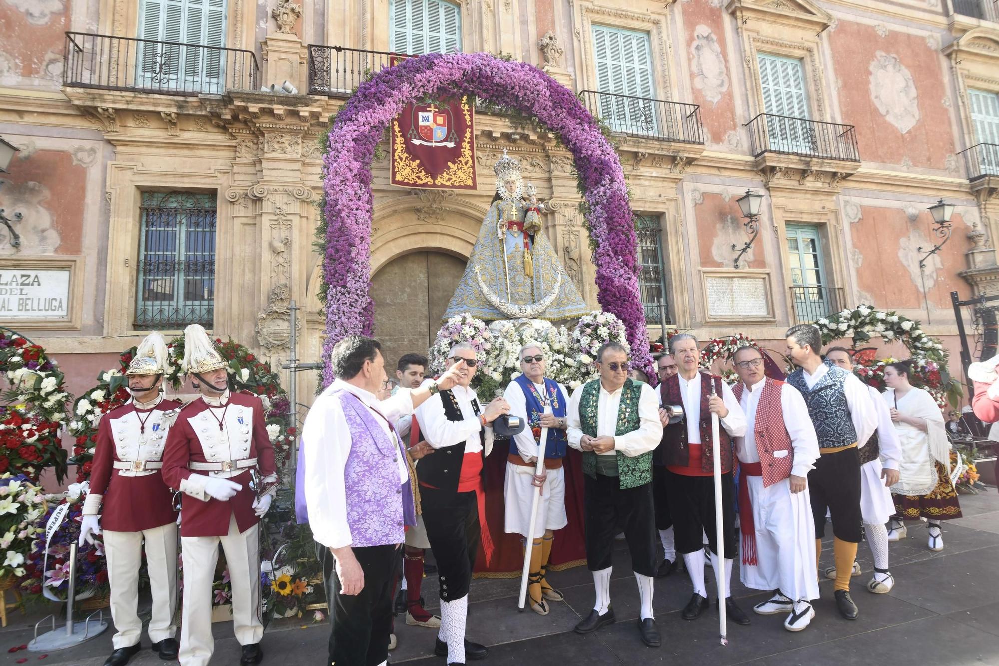 Misa huertana y procesión con la Virgen de la Fuensanta en el Bando de la Huerta