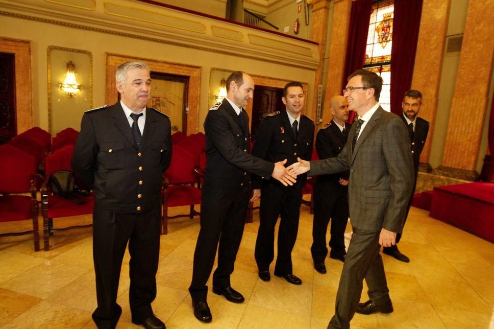 Acto de homenaje a los bomberos